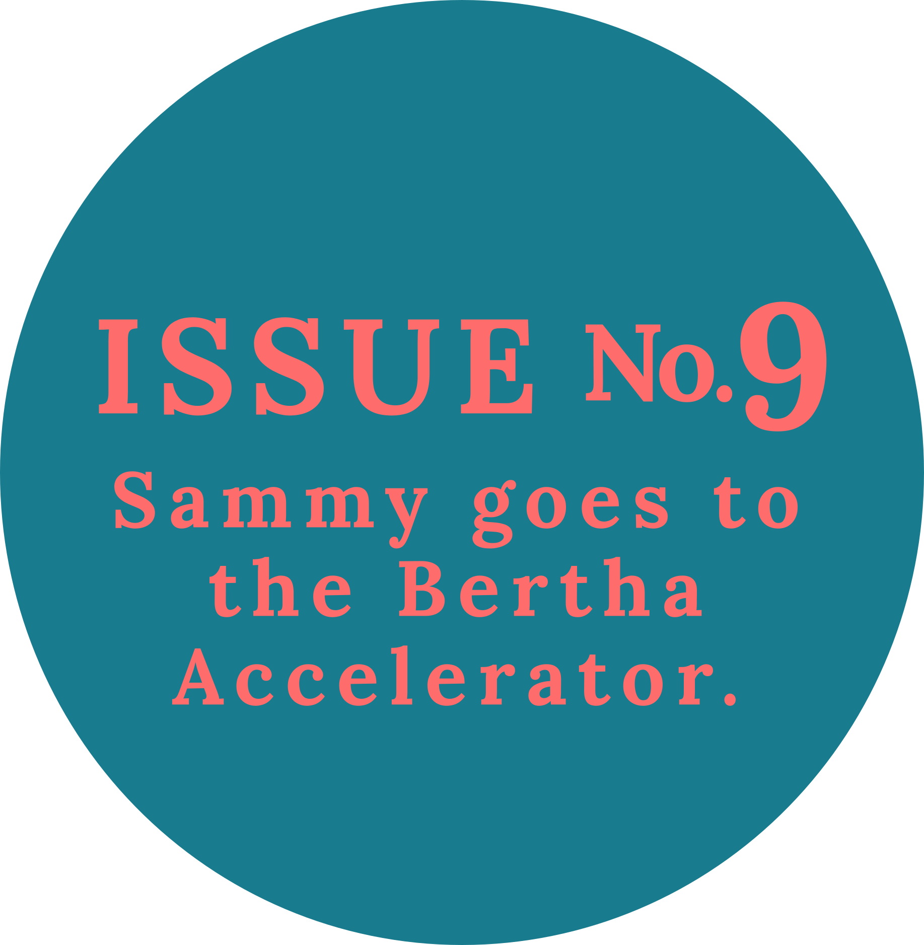 Bertha Stories Issue No.9: Sammy goes to the Bertha Accelerator