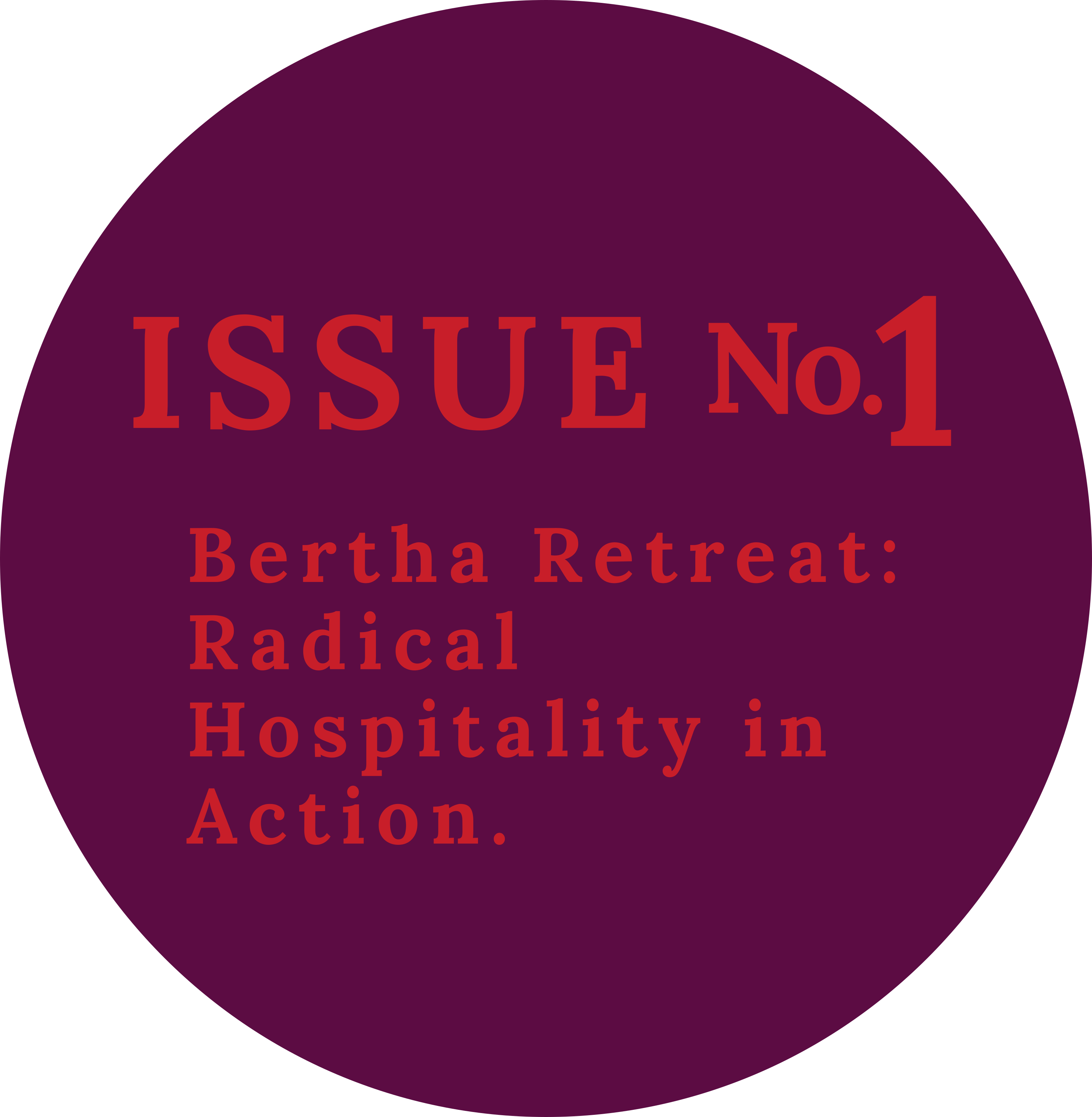 Issue No.1 Bertha Retreat: Radical Hospitality in Action.