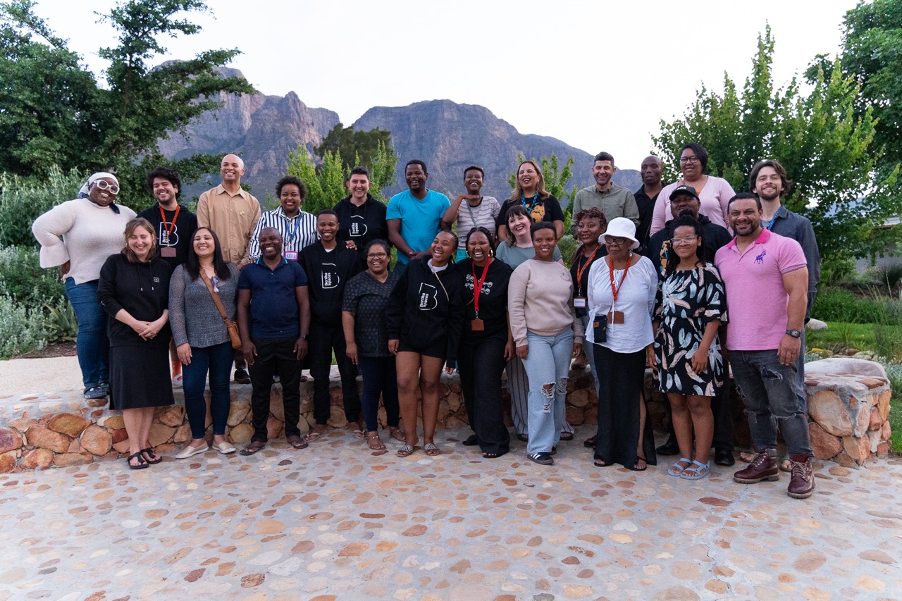 A group shot from the first Bertha Accelerator held at Bertha Retreat