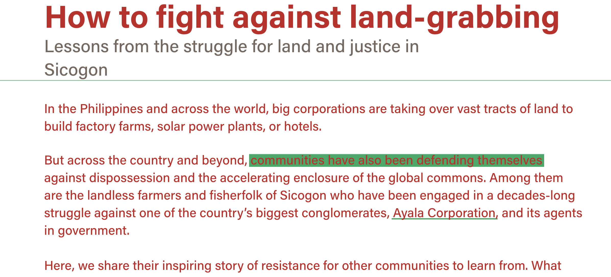 A screen shot from Eman's documentary