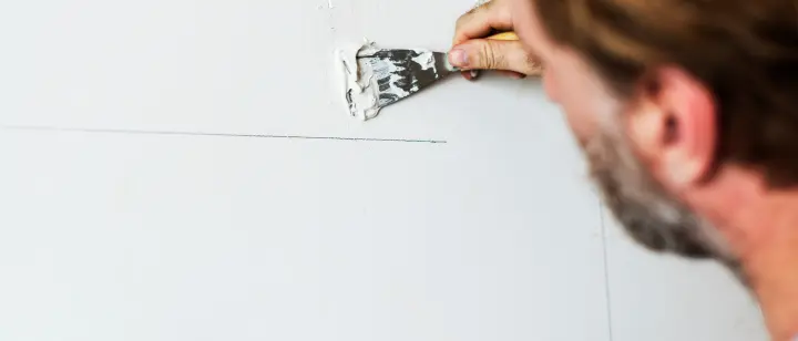 image of fixing crack