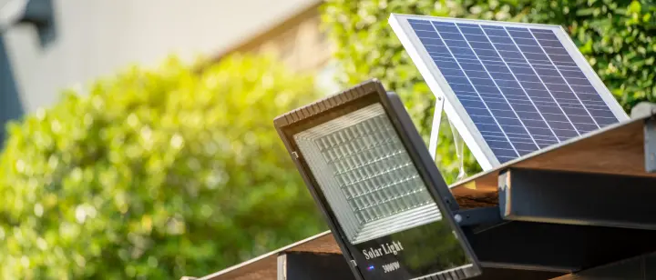 image of solar lights