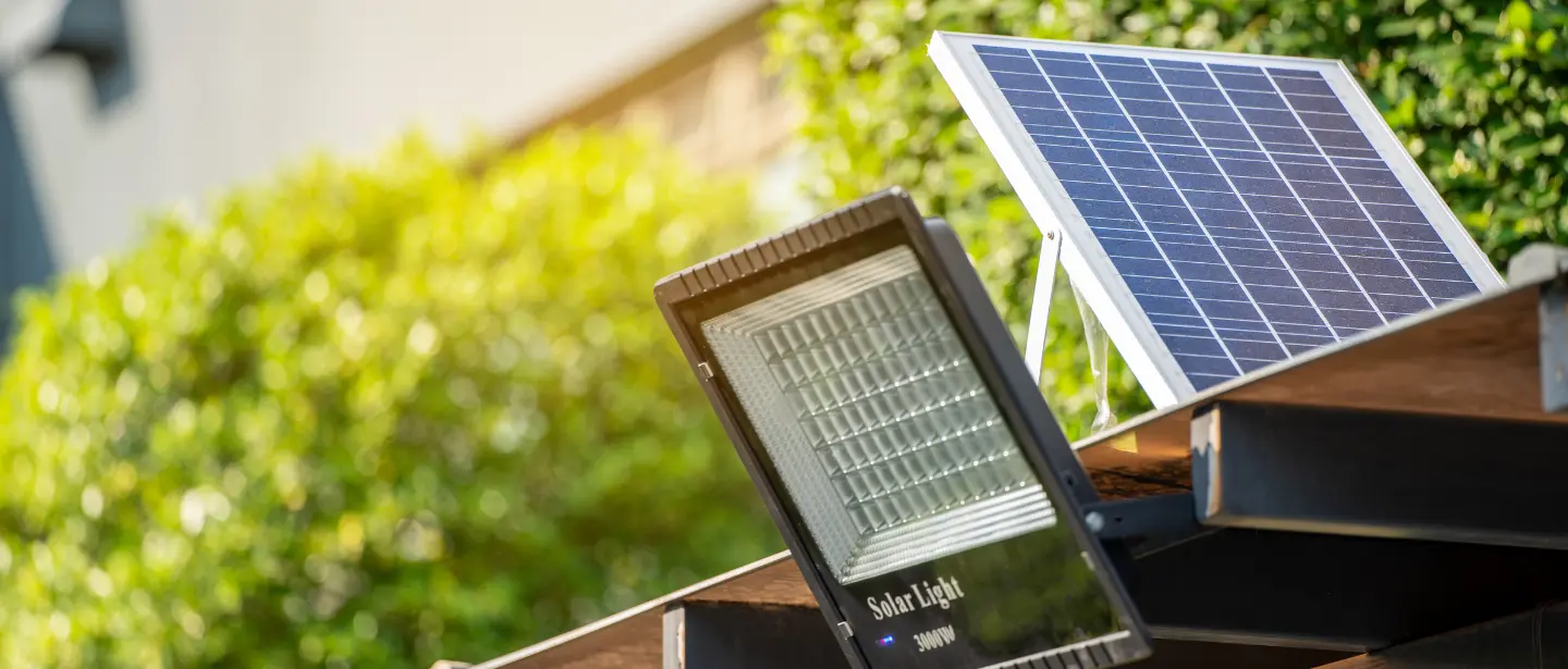 image of solar lights