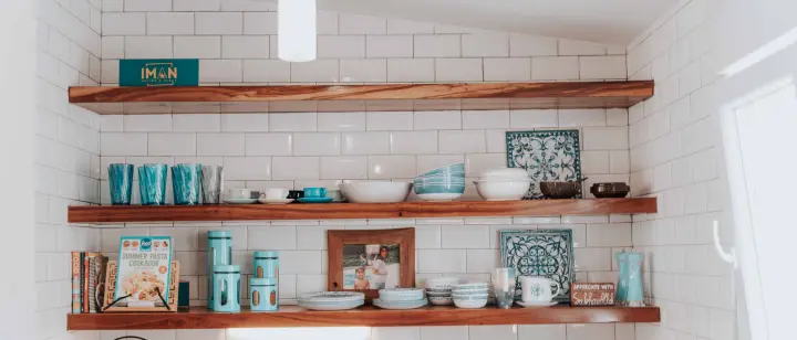 image of floating shelves