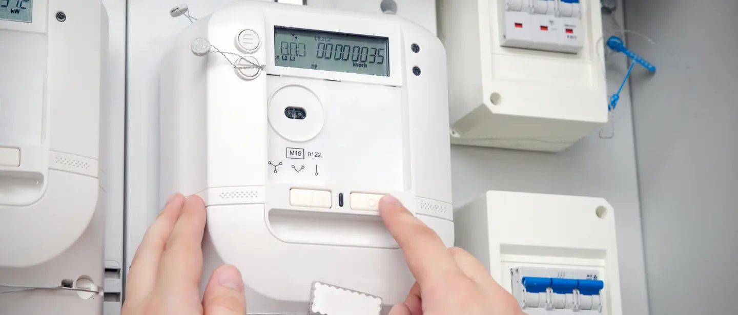 image of a prepaid meter