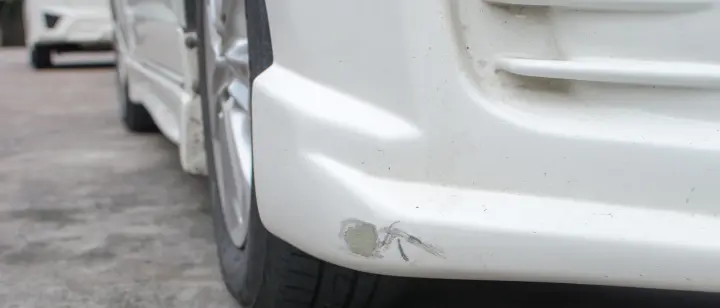 image of dent on car