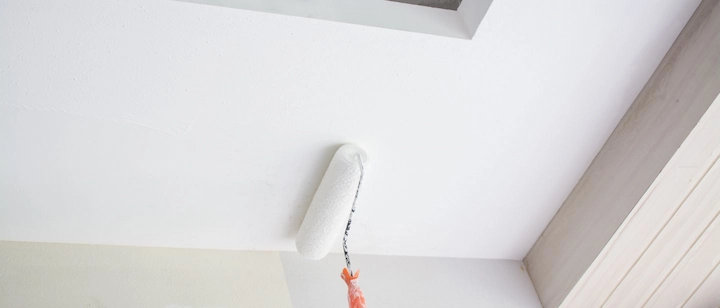 an image of a ceiling being repaired