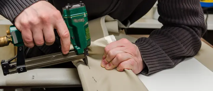 image reupholstering a couch