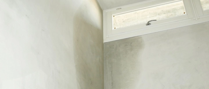 an image of damp moisture on wall