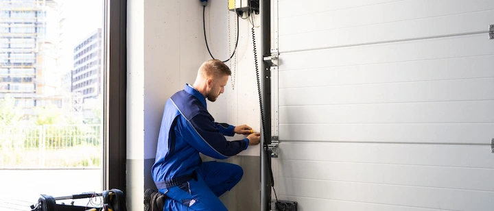 an image of garage door installation