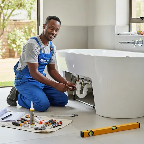 Plumbing fittings and fixtures install