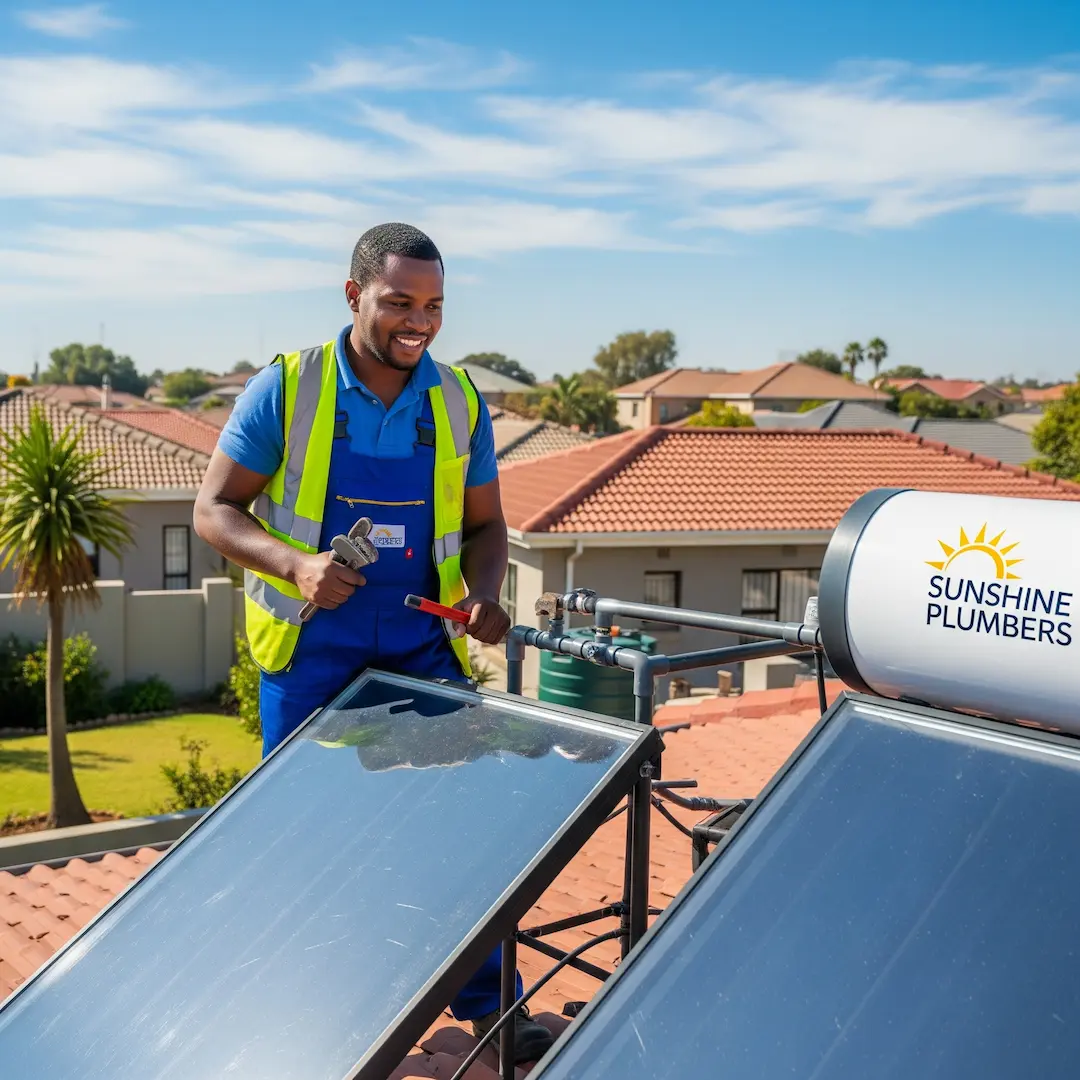 Solar geyser installation