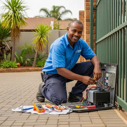 Image of Electrician doing Garage and gate motor repairs in South Africa