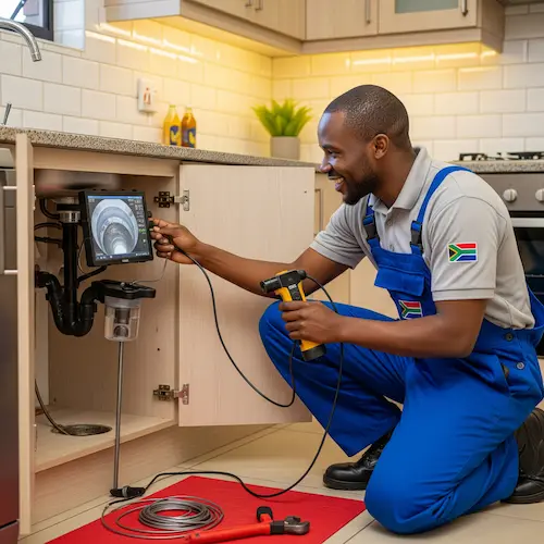 Drain and sewer camera work