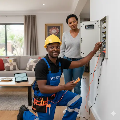 electrician doing work