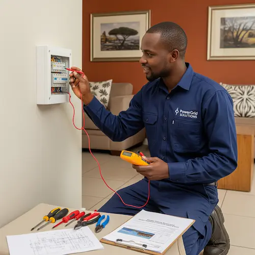 Electrician with Single Phase COC 