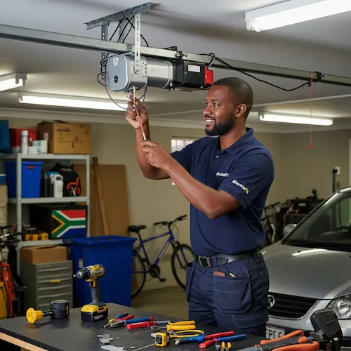Image of Electrician doing Garage & gate motor installation in  South Africa