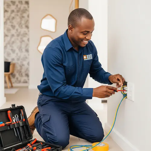 Electrical fixtures install