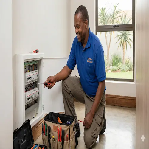 image of electrician loadshedding