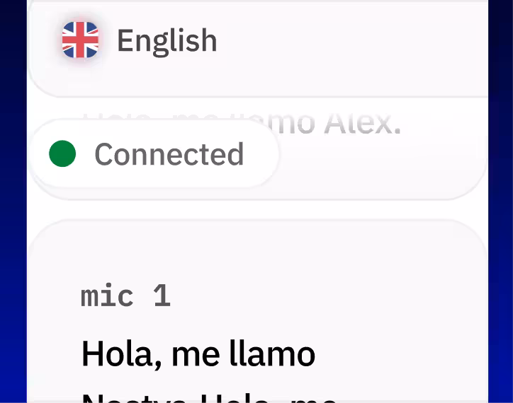 Click "Translate Meetings"