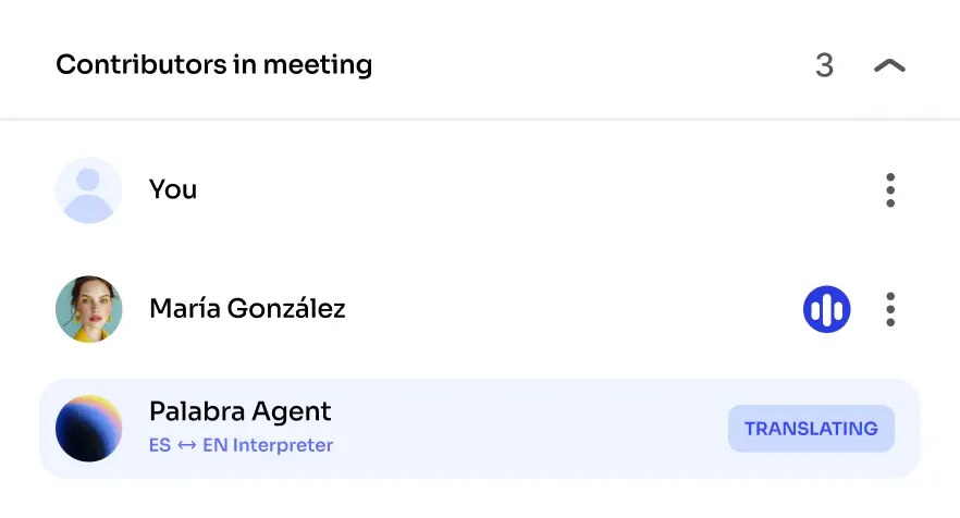 The Agent joins like any other guest