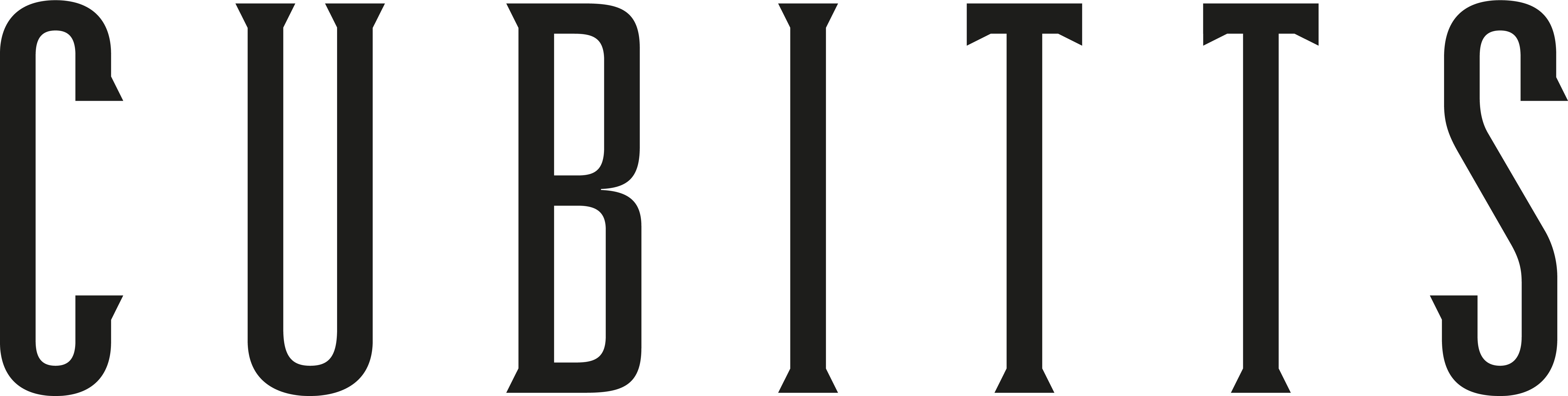 Cubitts wordmark logo in bold black capital letters.