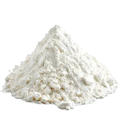 Pile of white wheat flour