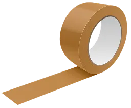 Roll of brown packing tape