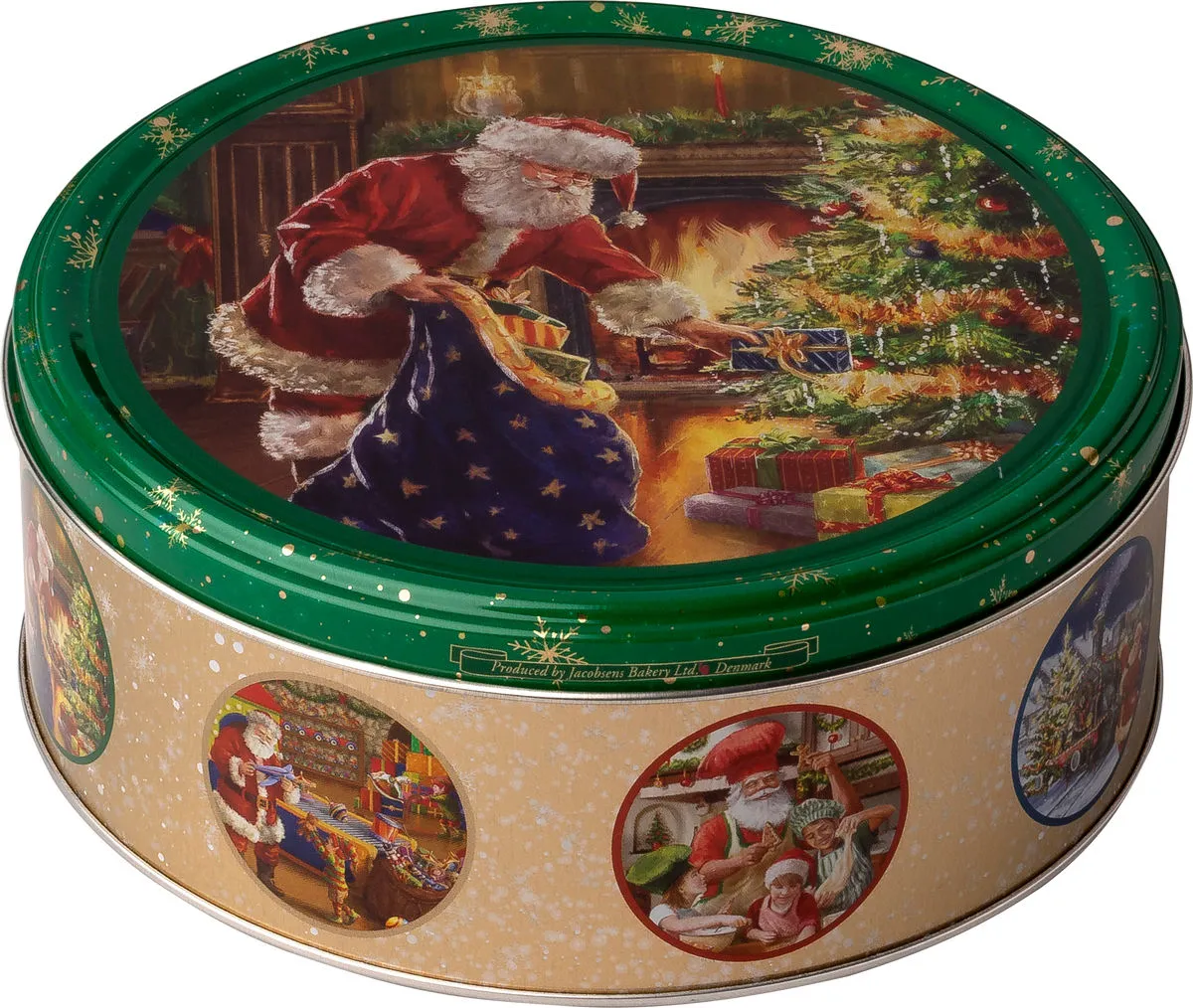 Vintage Christmas cookie tin, 150 g, design 1 of 4