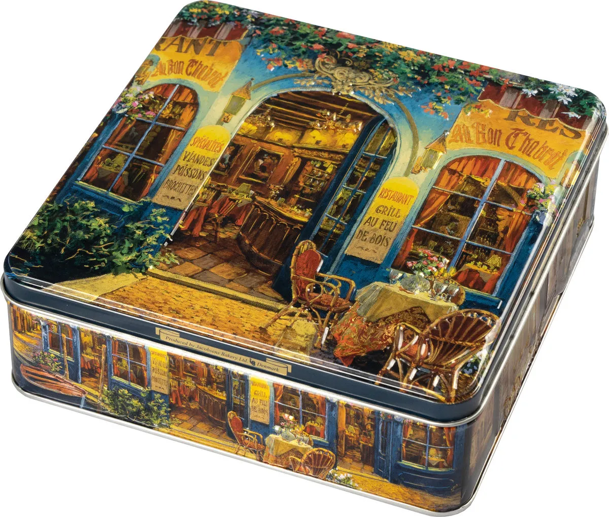 European Cafés cookie tin, 270 g, design 1 of 2