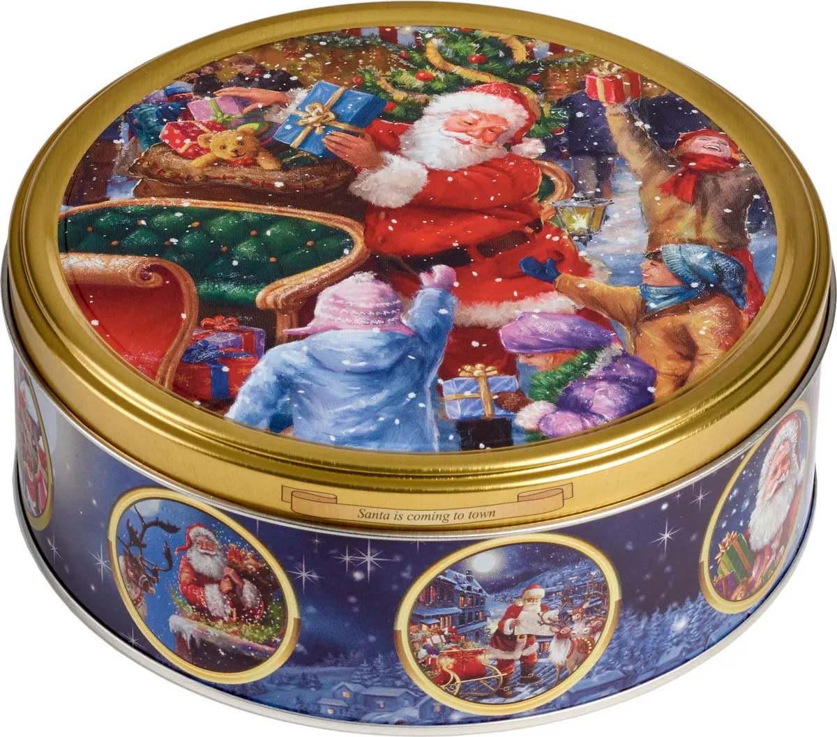 Nostalgic Santa cookie tin, 150 g, design 1 of 5