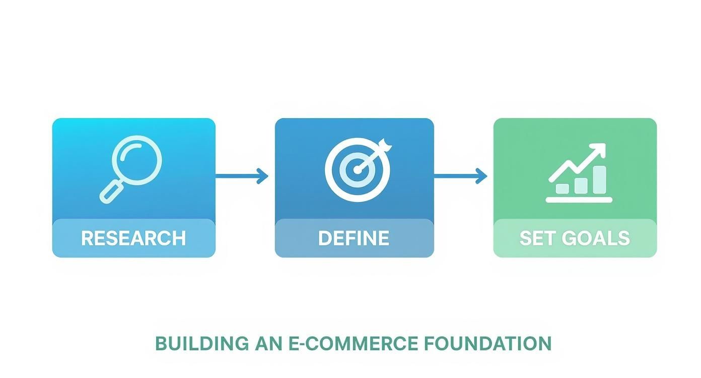 Infographic about marketing strategy for ecommerce