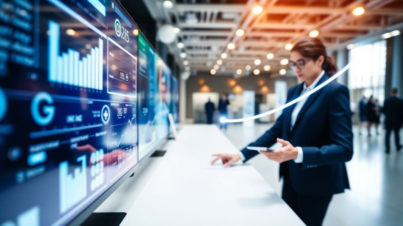 Professional managing lead generation system for business growth.