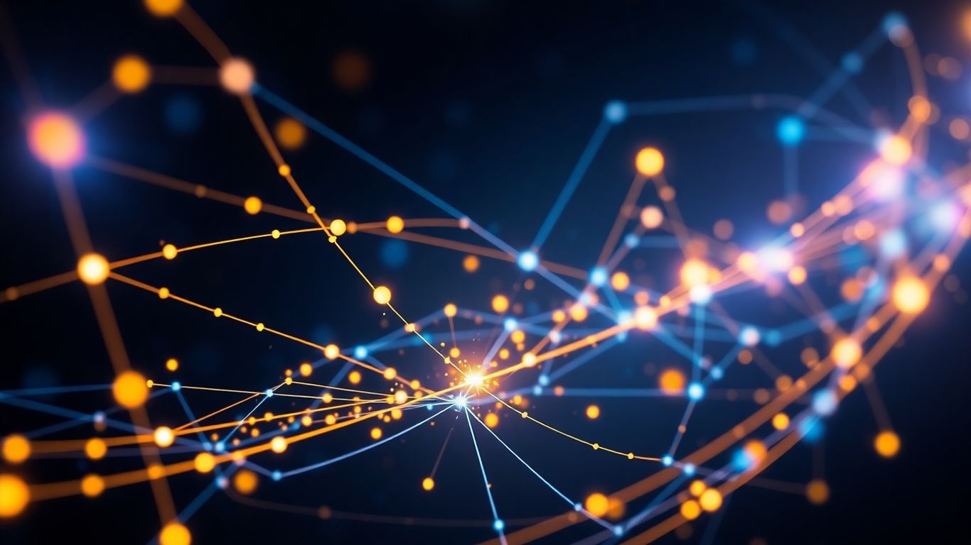 Digital marketing trends and growth abstract visualization.