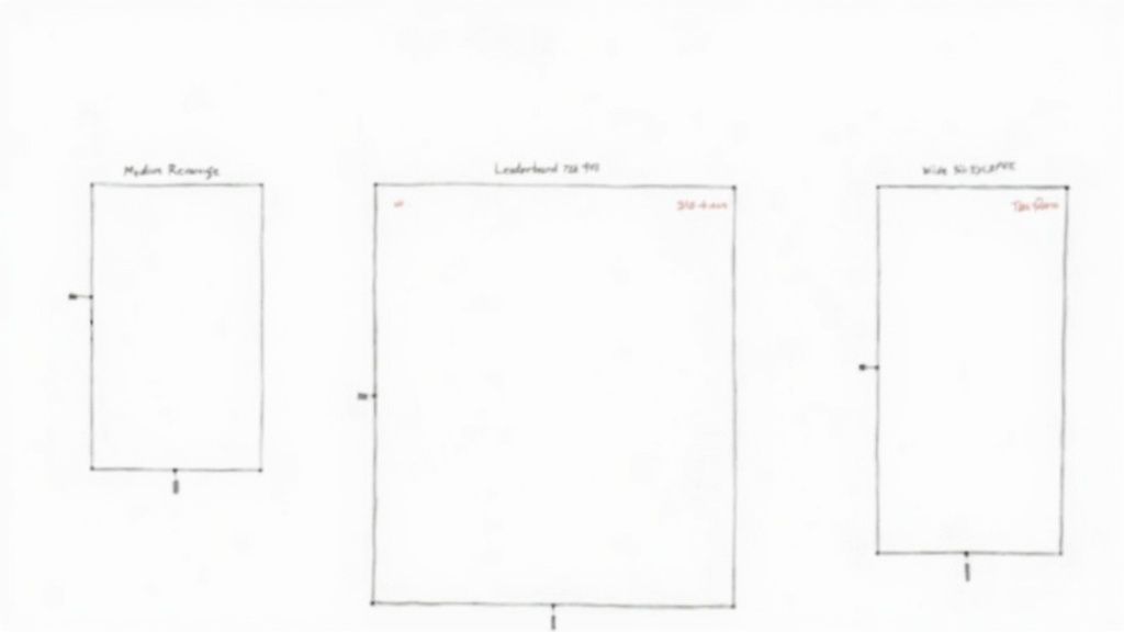 A digital marketing professional analyzing display ad performance on a computer screen.