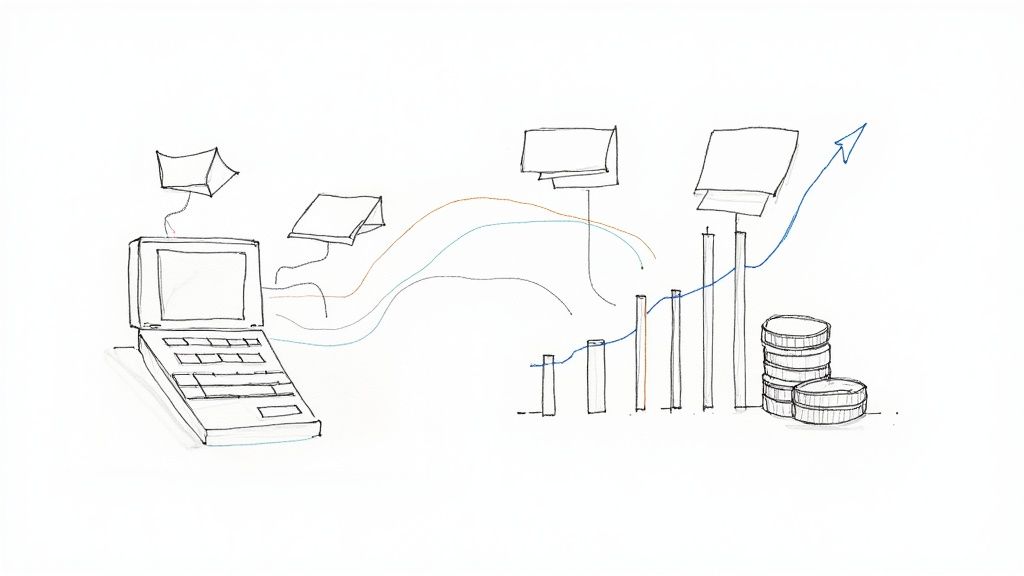 Your Guide to a Return On Ad Spend Calculator