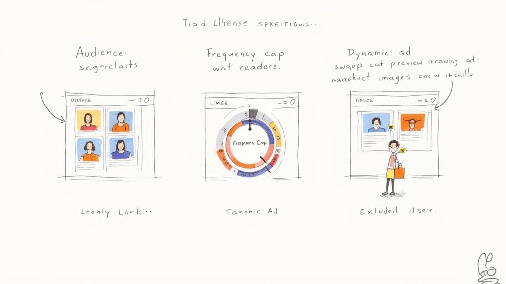 A close-up of a digital advertising dashboard showing various performance metrics like clicks, impressions, and conversion rates.