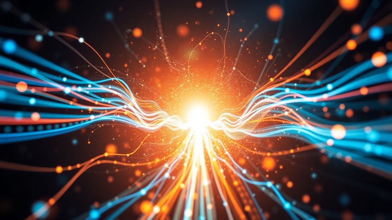 Digital streams connecting to insurance growth opportunities.