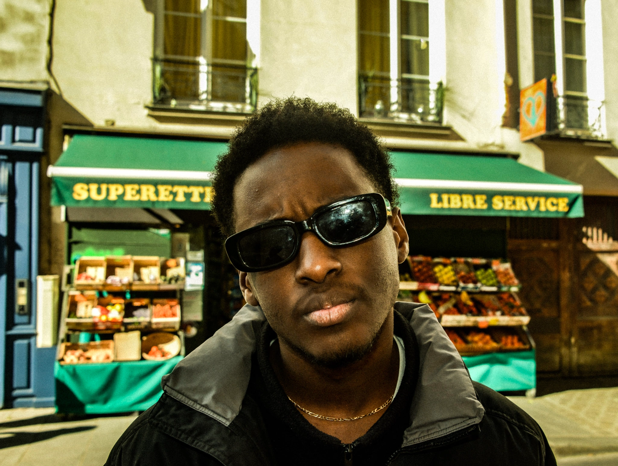 a photo from a shoot at a parisian shop