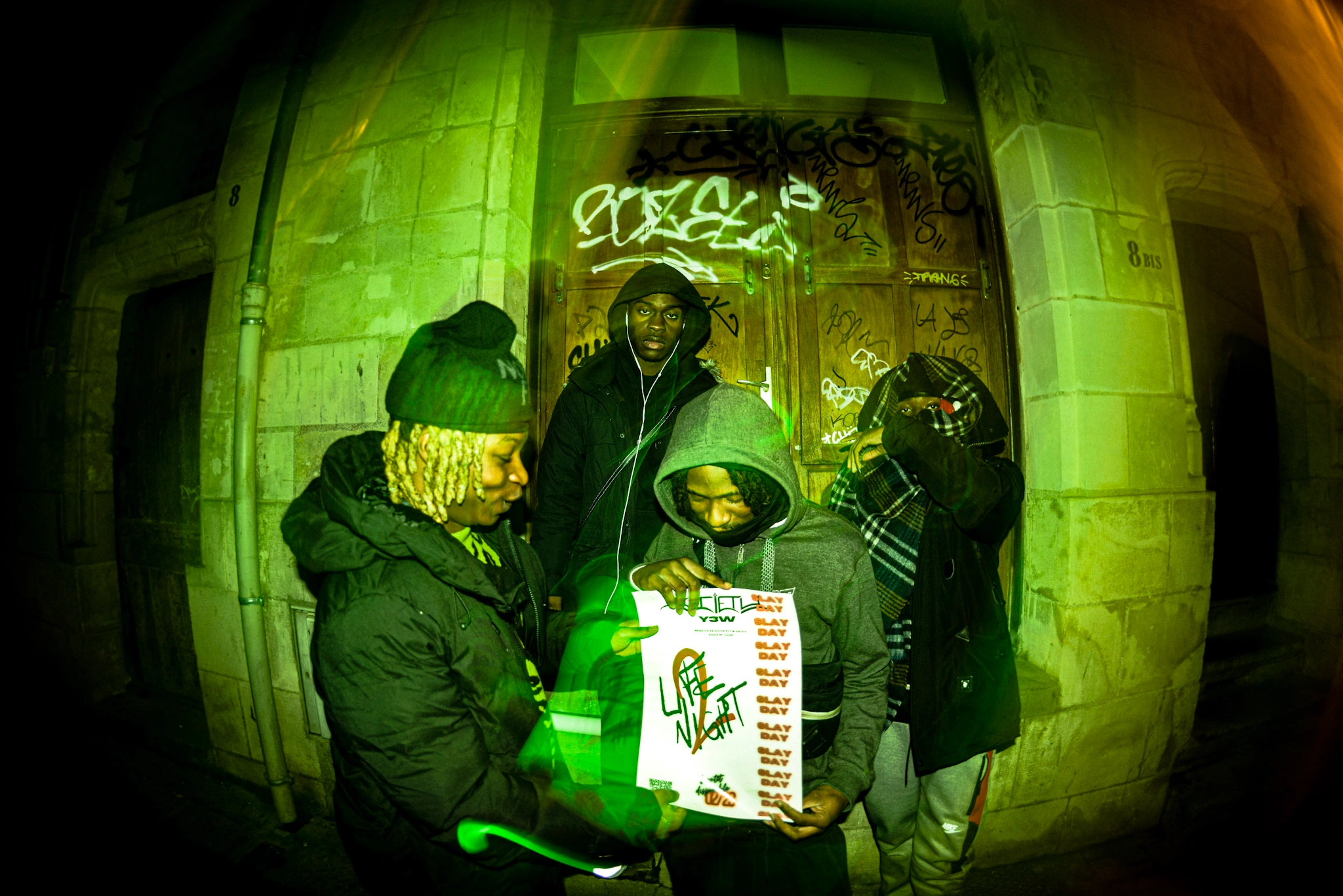 a photo of green light shot 6