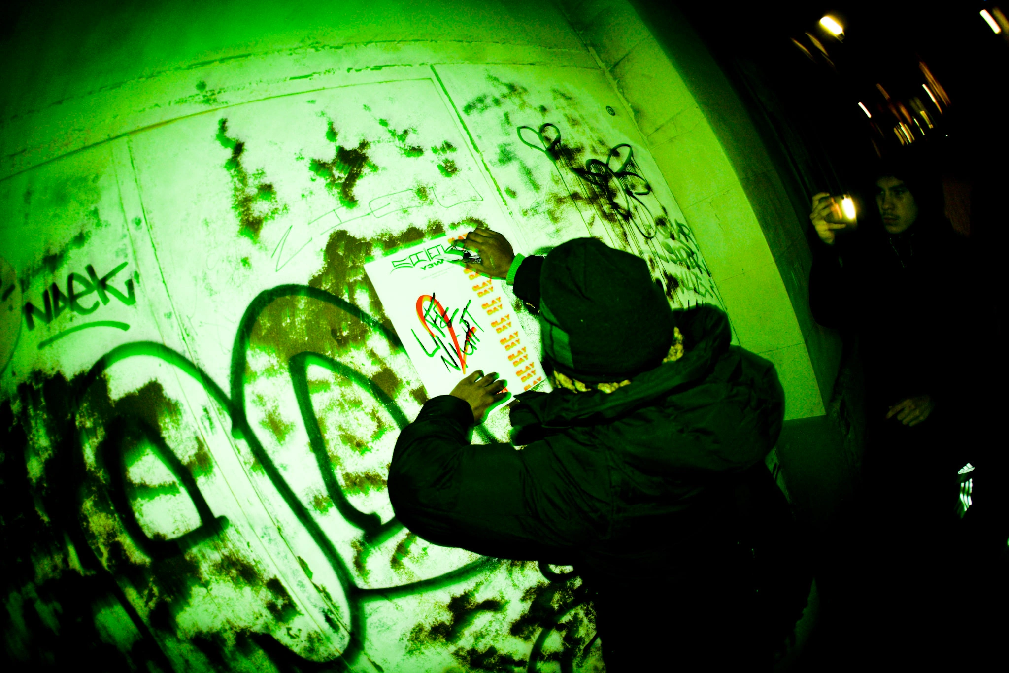 a photo of green light shot 5