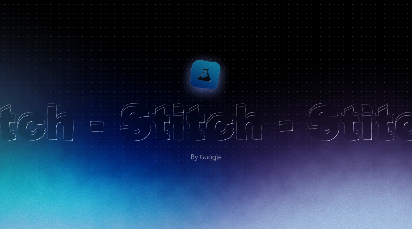 Composition mettant en avant Stitch, by Google.