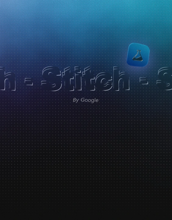 Composition mettant en avant Stitch, by Google.