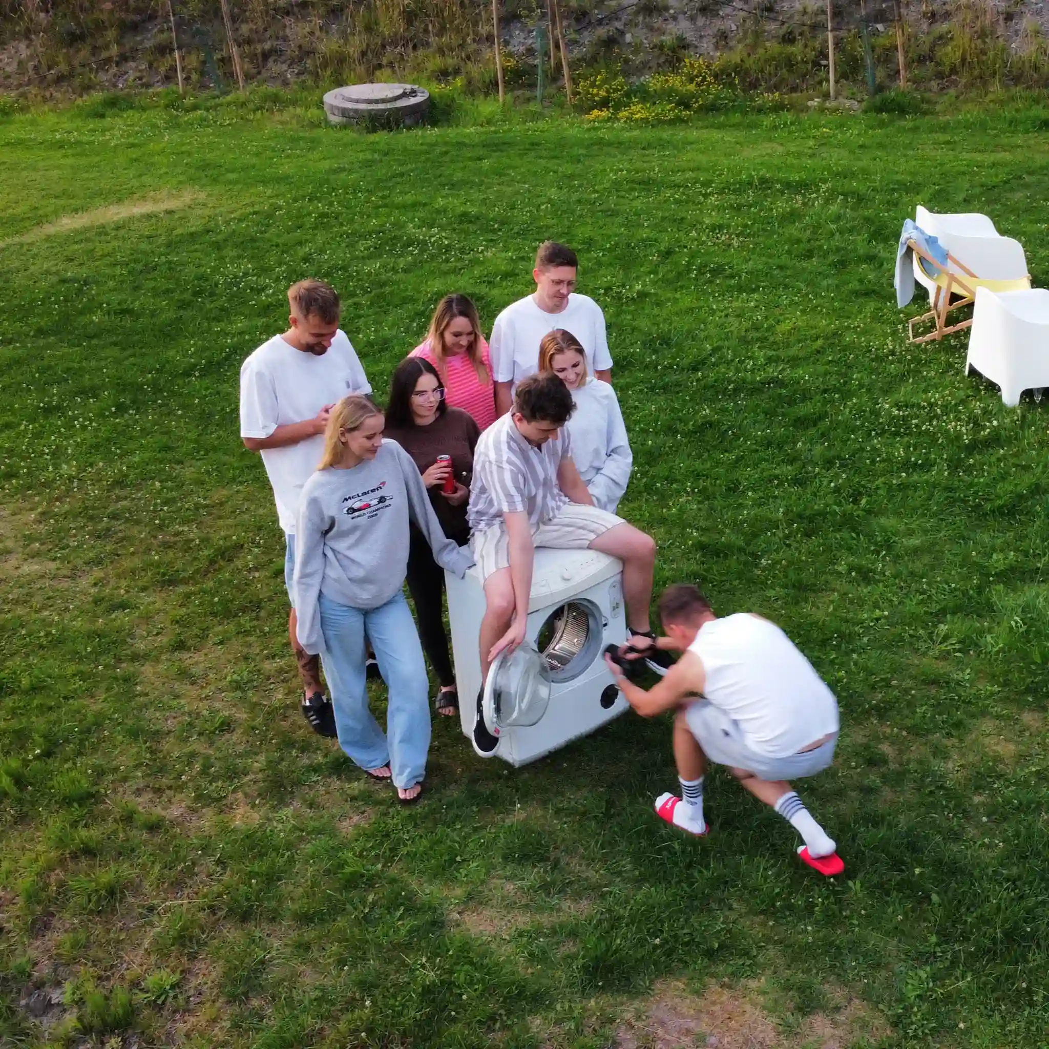 Zdjęcia osób z zespołu RSM na eventach lub podczas sesji zdjęciowej