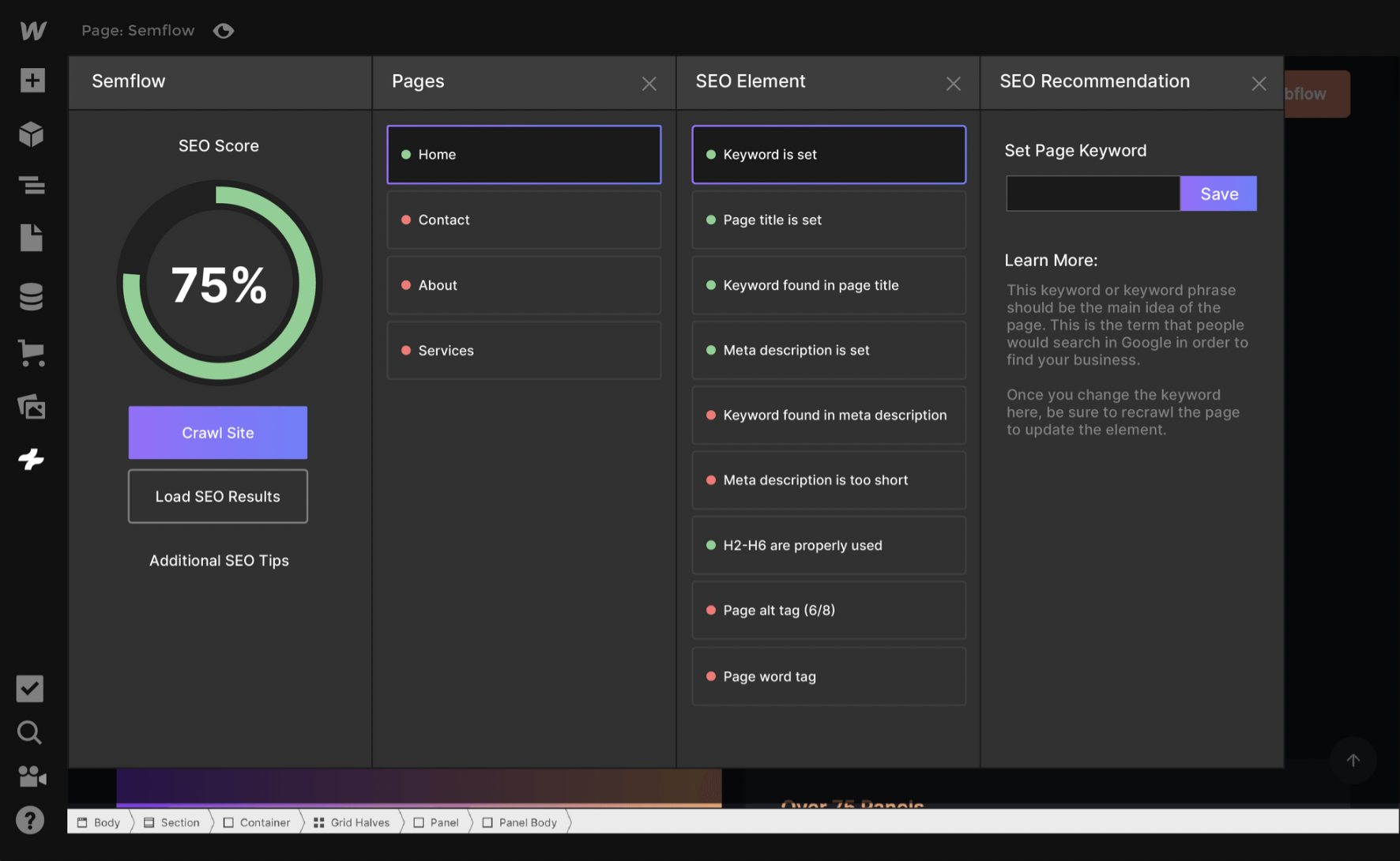 Bild des Plugins Semflow