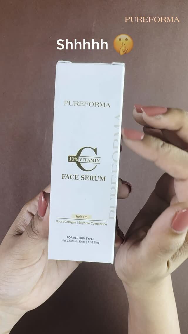 the image is from pureforma, vitamin c face serum