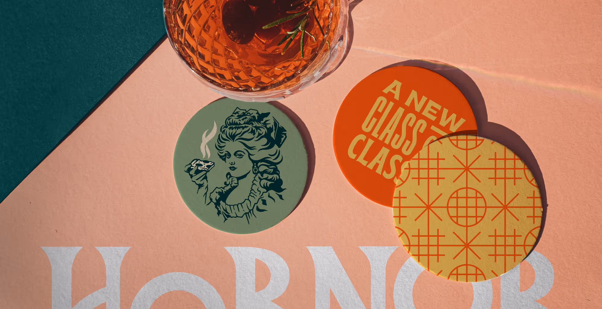 HobNob Pizza coasters