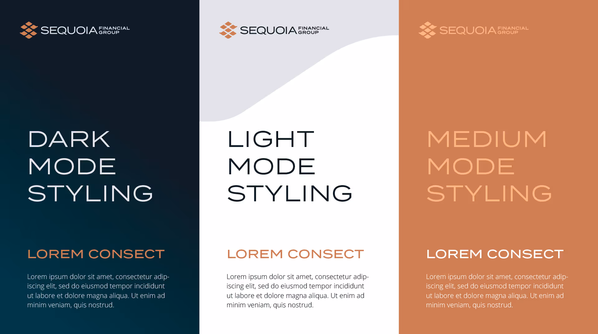 Sequoia Financial Group color modes