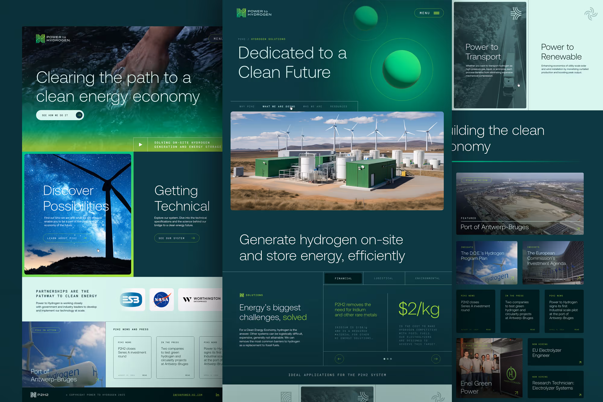 Power to Hydrogen website