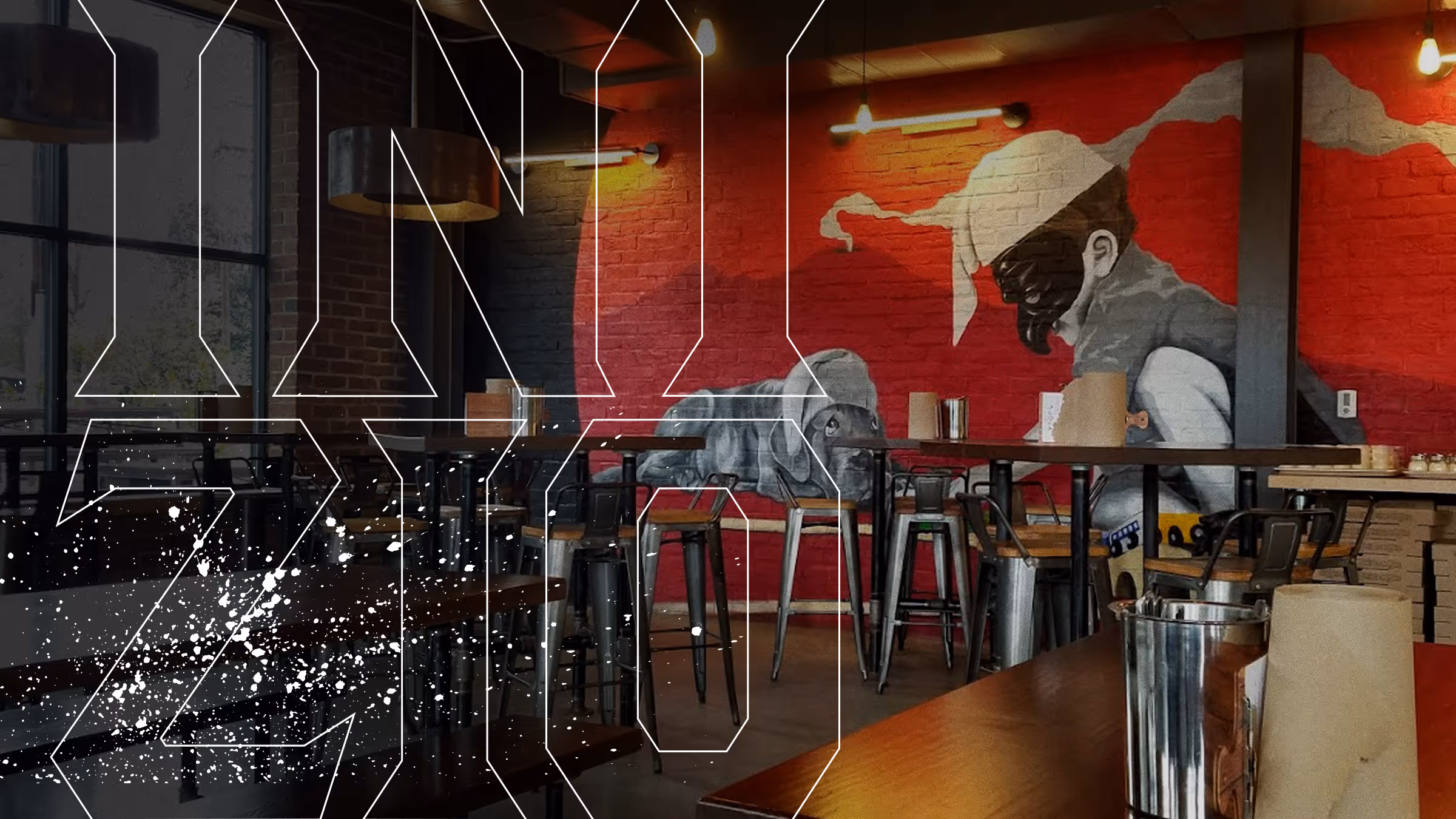 Inizio Pizza Napoletana mural treatment